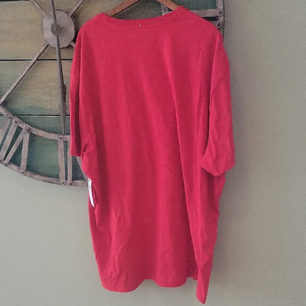 Polo by Ralph Lauren Circle Logo And Signature Pony Red Tee Shirt